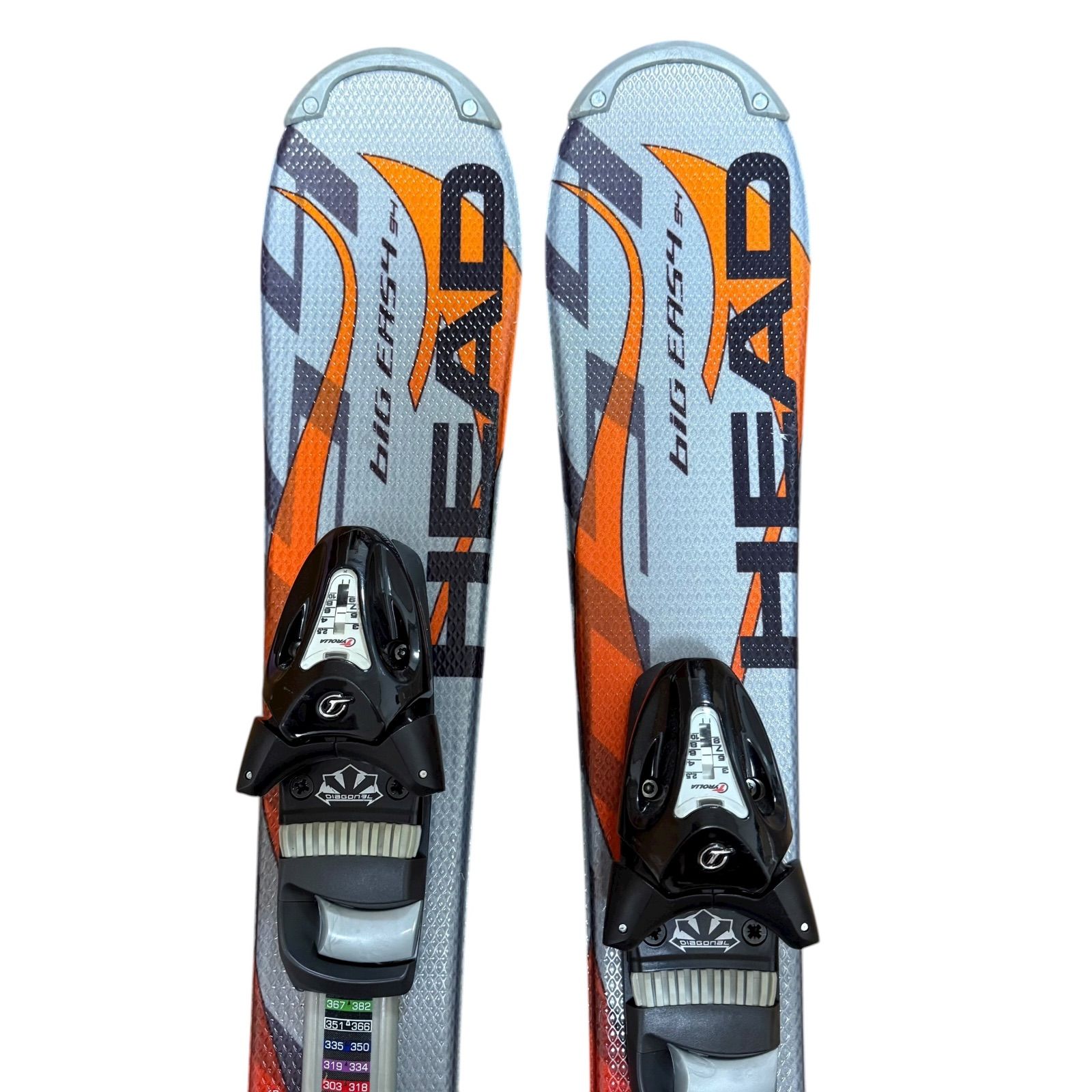 中古美品】HEAD BIG EASY 94cm ショートスキー スキー板 ヘッド ビッグ