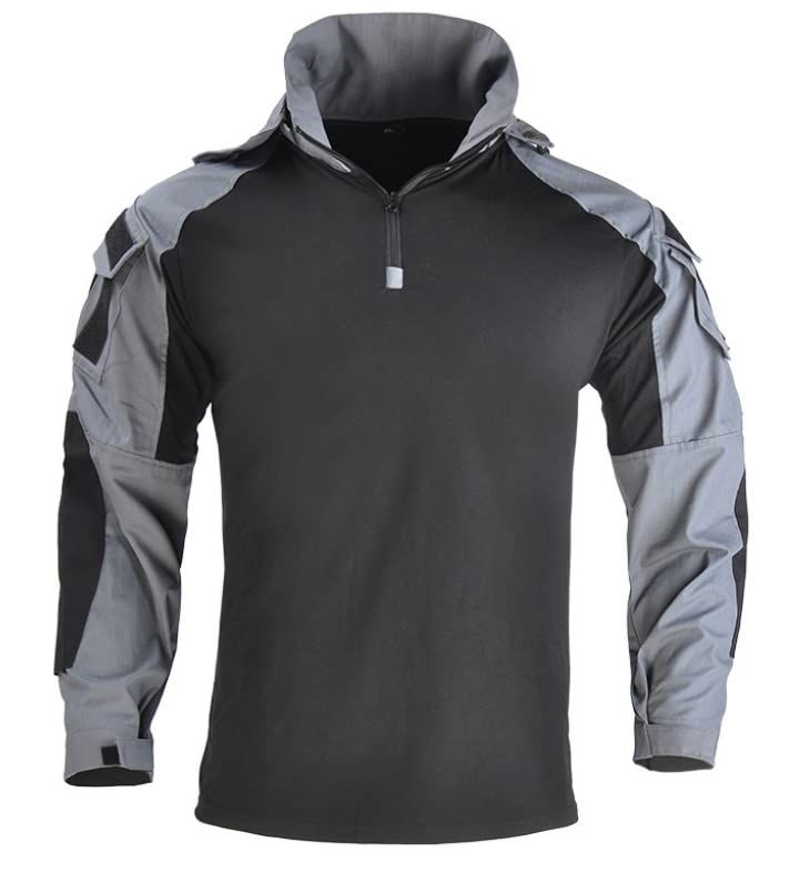 HEAT VOICE 迷彩服 フード付き コンバットシャツ BDU サバゲー 服 タクティカルシャツ ミリタリー 男女兼用 秋～春用