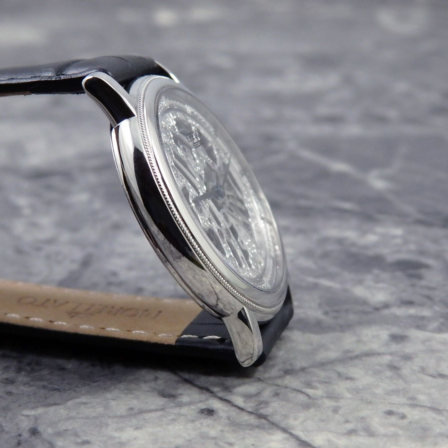 セイコー クレドール シグノ スケルトン GBBD985 手巻 PT950