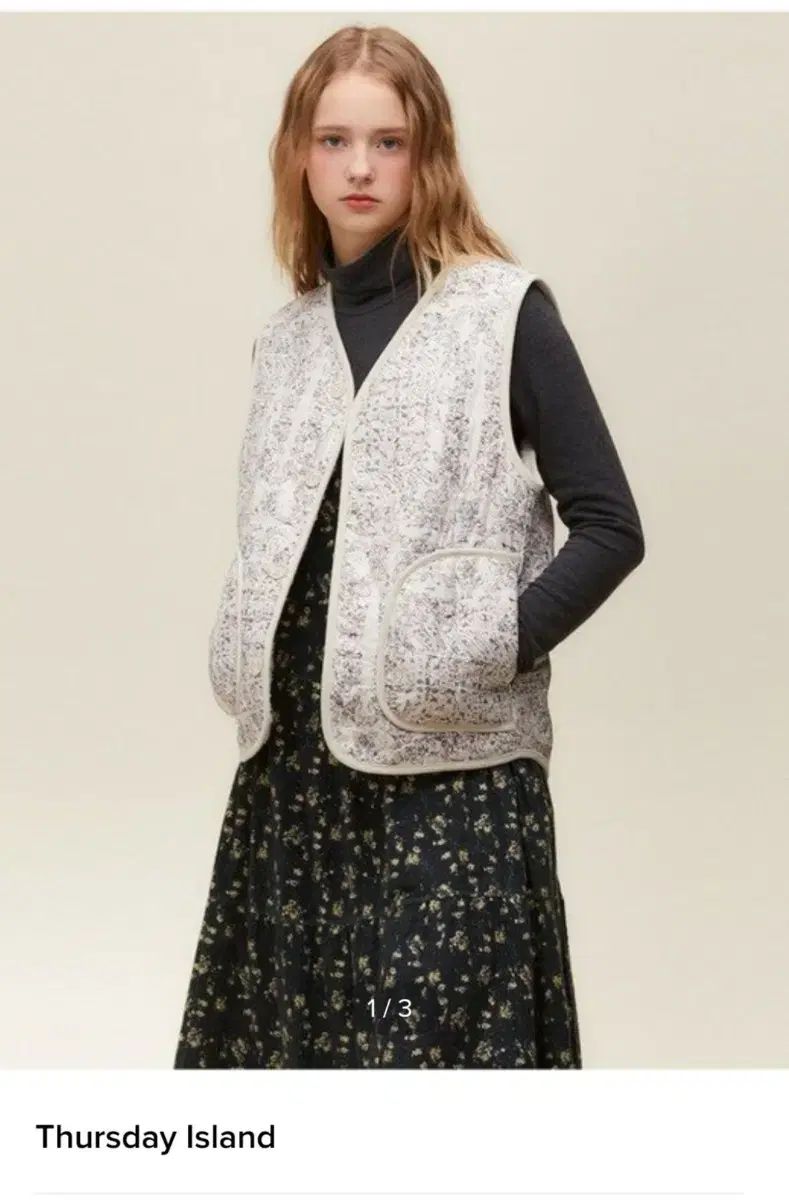  サースデーアイランド リバーシブル ファー ベスト ベスト ジレ ベスト ジレ ビスチェ