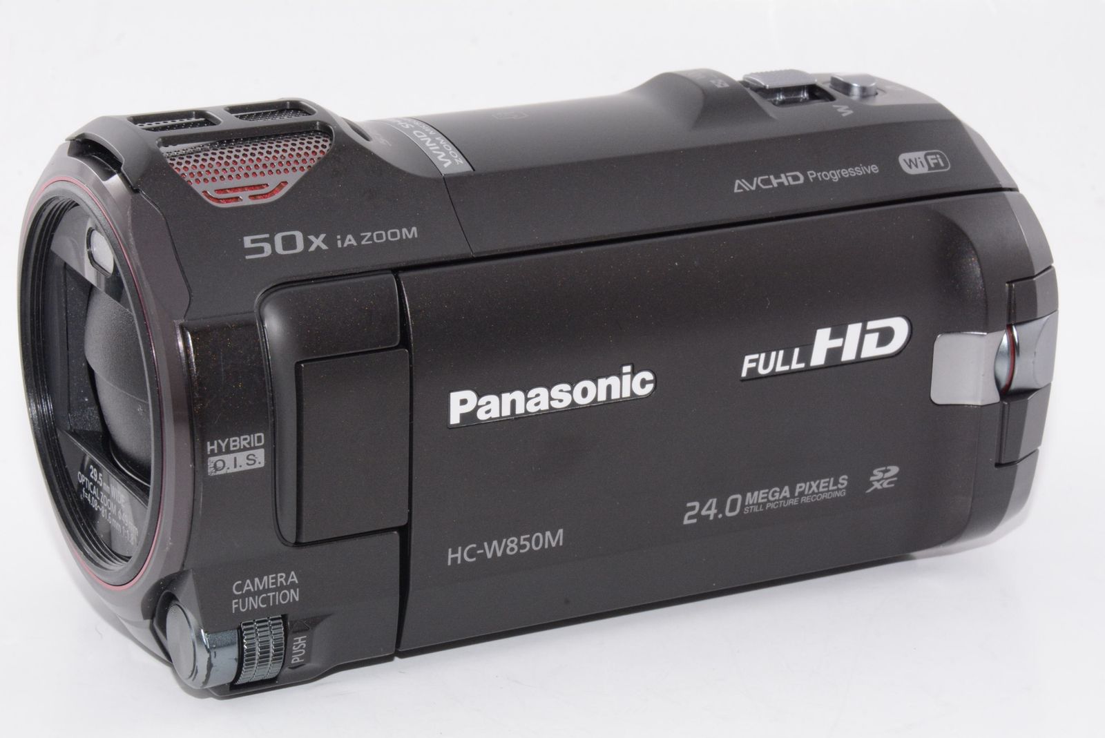 外観特上級 パナソニック ビデオカメラ ブラウン HC-W850M