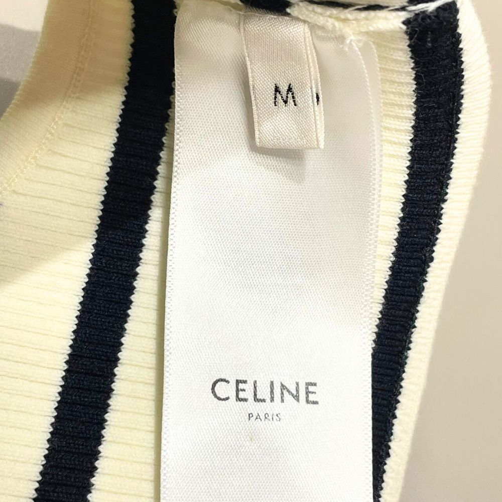玉津店 新品】CELINE（セリーヌ） ボーダー リブ タンクトップ ブラ