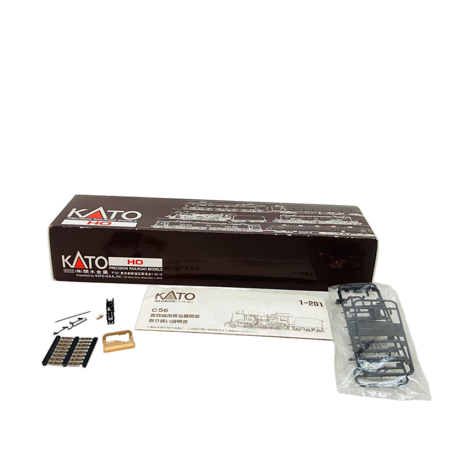 KATO 1-201 C56 蒸気機関車 客貨両用機 昭和 炭水車 HOゲージ カトー 鉄道模型 C10574265