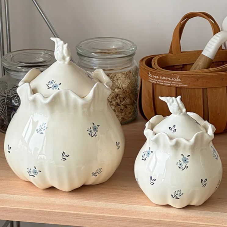 入 保存容器 陶磁器 セラミック シュガーポット ジャムポット ソルト シュガー コーヒー ティー 白磁製 調味料容器