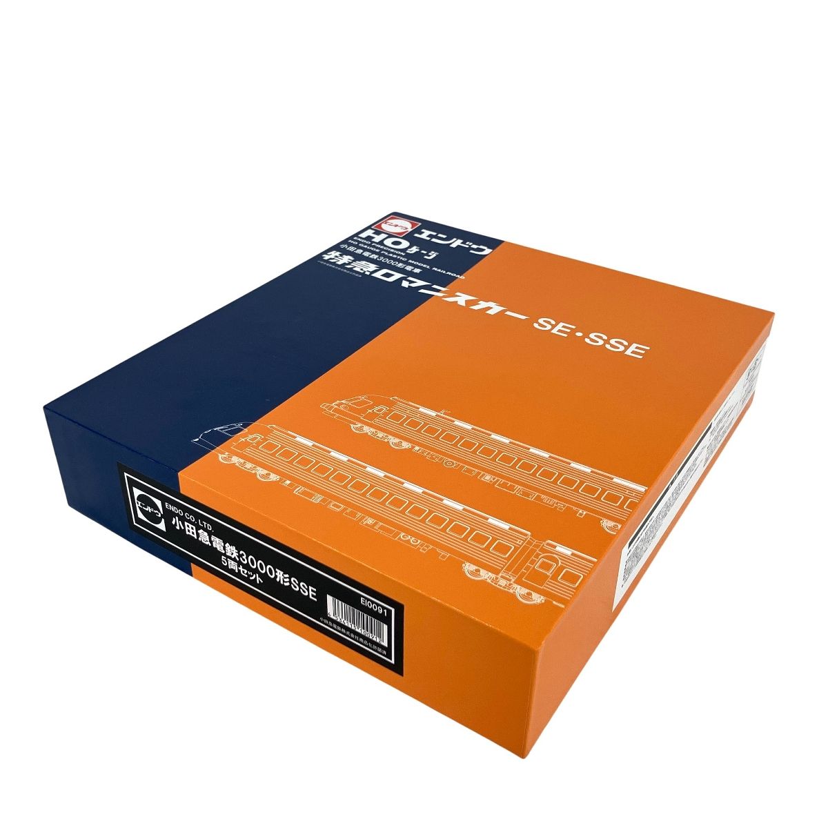 エンドウ EI0091 小田急電鉄 3000形 SSE 特急 ロマンスカー SE SSE 5両セット 鉄道模型 HO 良好Y10577601