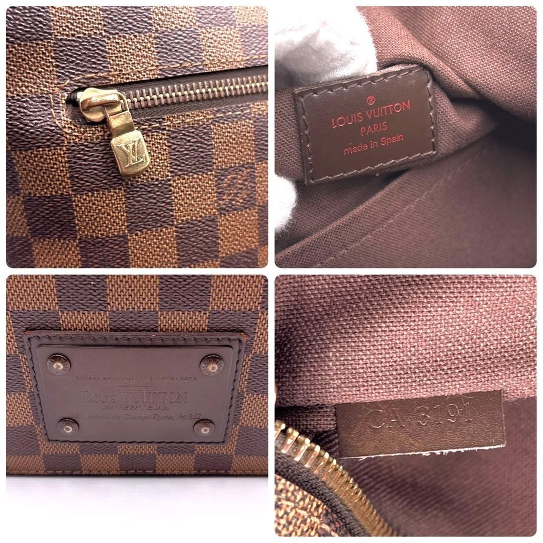 ルイヴィトン　ダミエ ブルックリンMM ショルダーバッグ 25081305 ルイヴィトン ダミエ ブルックリンMM ショルダーバッグ 25081305