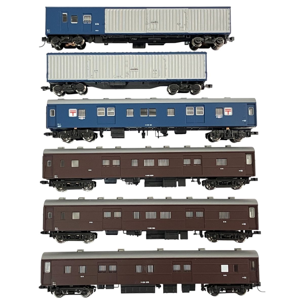 KATO 10-899 郵便・荷物列車「東海道・山陽」6両セット＆マニ44、マニ