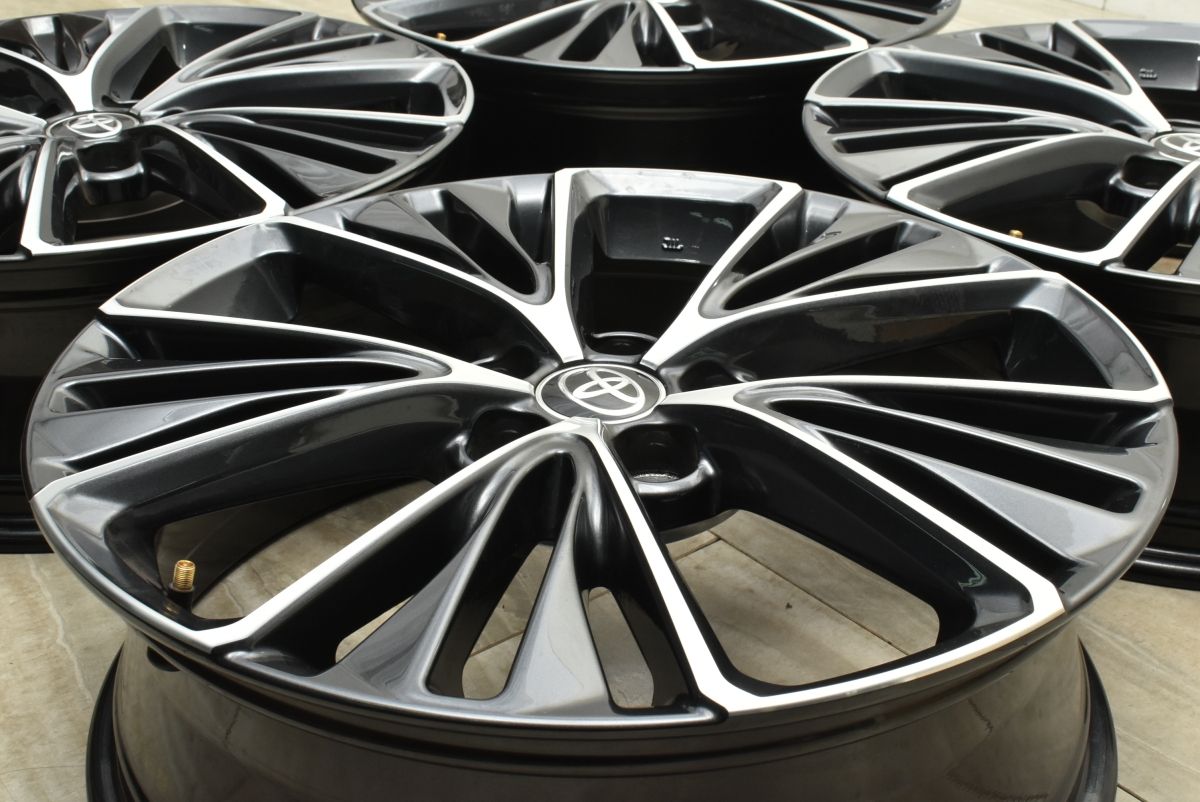 トヨタ 60 プリウス ハイブリッド Z 19 in 6 5 J 40 PCD 114 3 4本セット 交換用 ノア ヴォクシー プリウスα C HR RAV 4