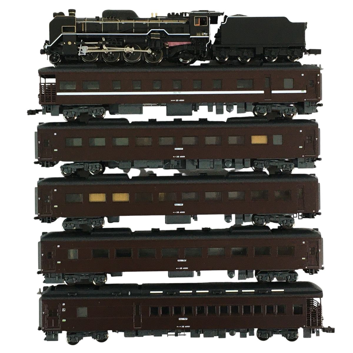 KATO 10-1499 D51 200＋35系 SL やまぐち号 6両セット 公式]鉄道模型(10-