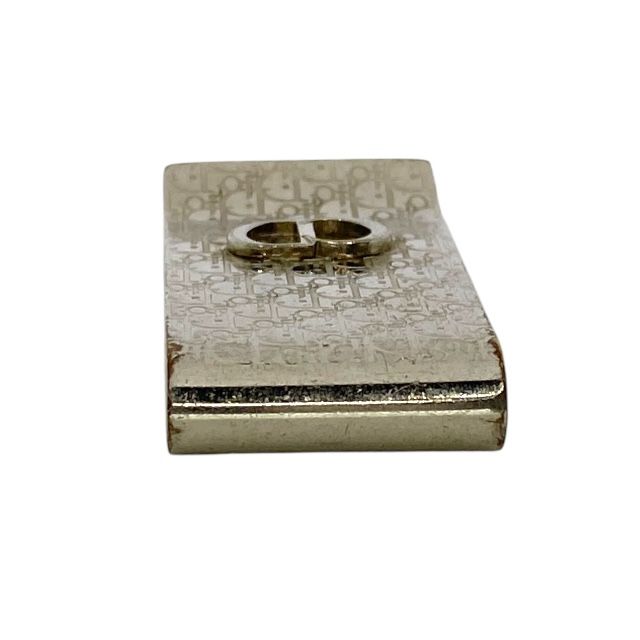  ディオール CDロゴ マネークリップ オブリーク シルバー メタル Christian Dior メンズ 感 上品 エレガント その他 折り財布