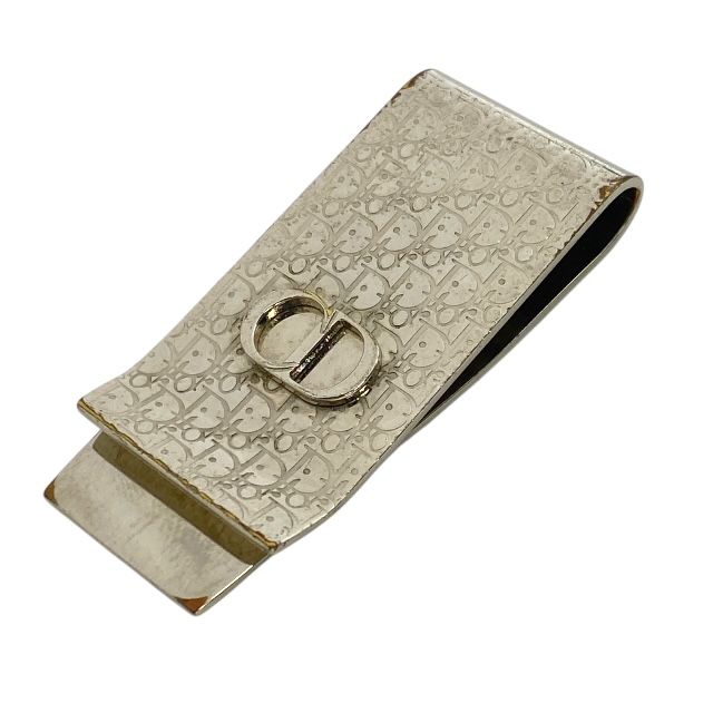 ディオール CDロゴ マネークリップ ディオール オブリーク シルバー メタル Christian Dior メンズ 人気 定番 感 上品 エレガント