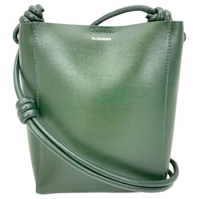 ジルサンダー J07WG0002 P4851 301 ジロ クロスボディバッグ ショルダーバッグ ミニバッグ ロゴ レザー グリーン JIL SANDER レディース 人気 定番 上品 感 ミニマル