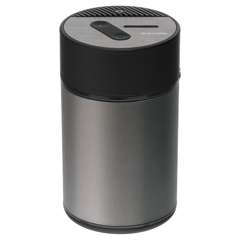 カーメイト Carmate 車用 部屋用 置き型 芳香剤 最長約20ヶ月持続 ブラング 噴霧式 フレグランス ディフューザー 2 車載 自動 噴霧 強力 調節 ヘアライン デザイン シャイニー ブラック L10007Z 1