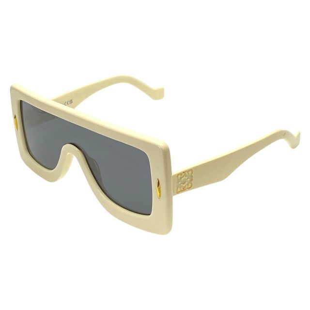 ロエベ LW40104I 25A 122 0 140 チャンキー アナグラム サングラス アイウェア ロゴ クリーム レンズ LOEWE ユニセックス 人気 定番 モード 洗練 感