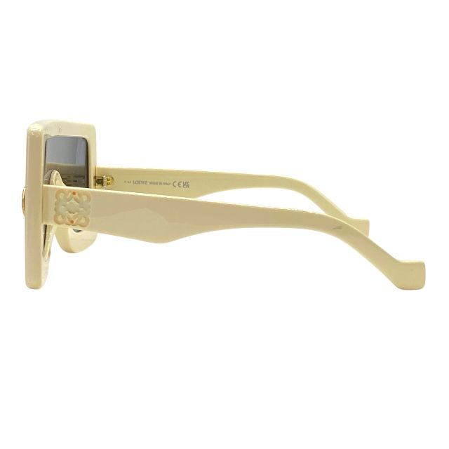 ロエベ LW40104I 25A 122 0 140 チャンキー アナグラム サングラス アイウェア ロゴ クリーム レンズ LOEWE ユニセックス 人気 定番 モード 洗練 感 WWW_KANDAIZUMI_COM