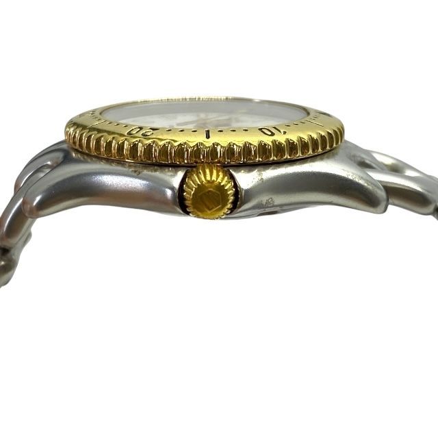 稼働品 タグホイヤー S95.815 セルシリーズ プロフェッショナル 200M アナログ クォーツ 腕時計 時計 シルバー ゴールド TAG HEUER メンズ 人気 定番 感 スポーティー 洗練