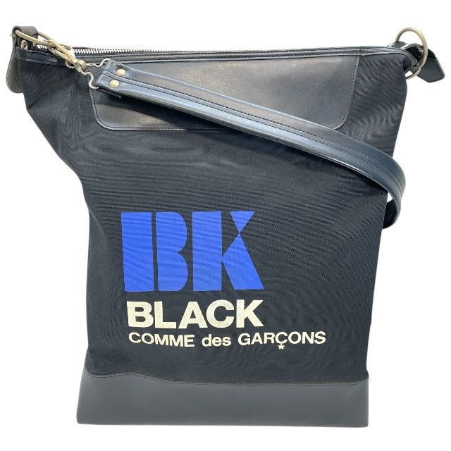 ブラックコムデギャルソン 1n-k201 ショルダーバッグ ロゴ ポリエステル ブラック BLACK COMME des GARCONS ユニセックス 人気 定番 モード シンプル 感