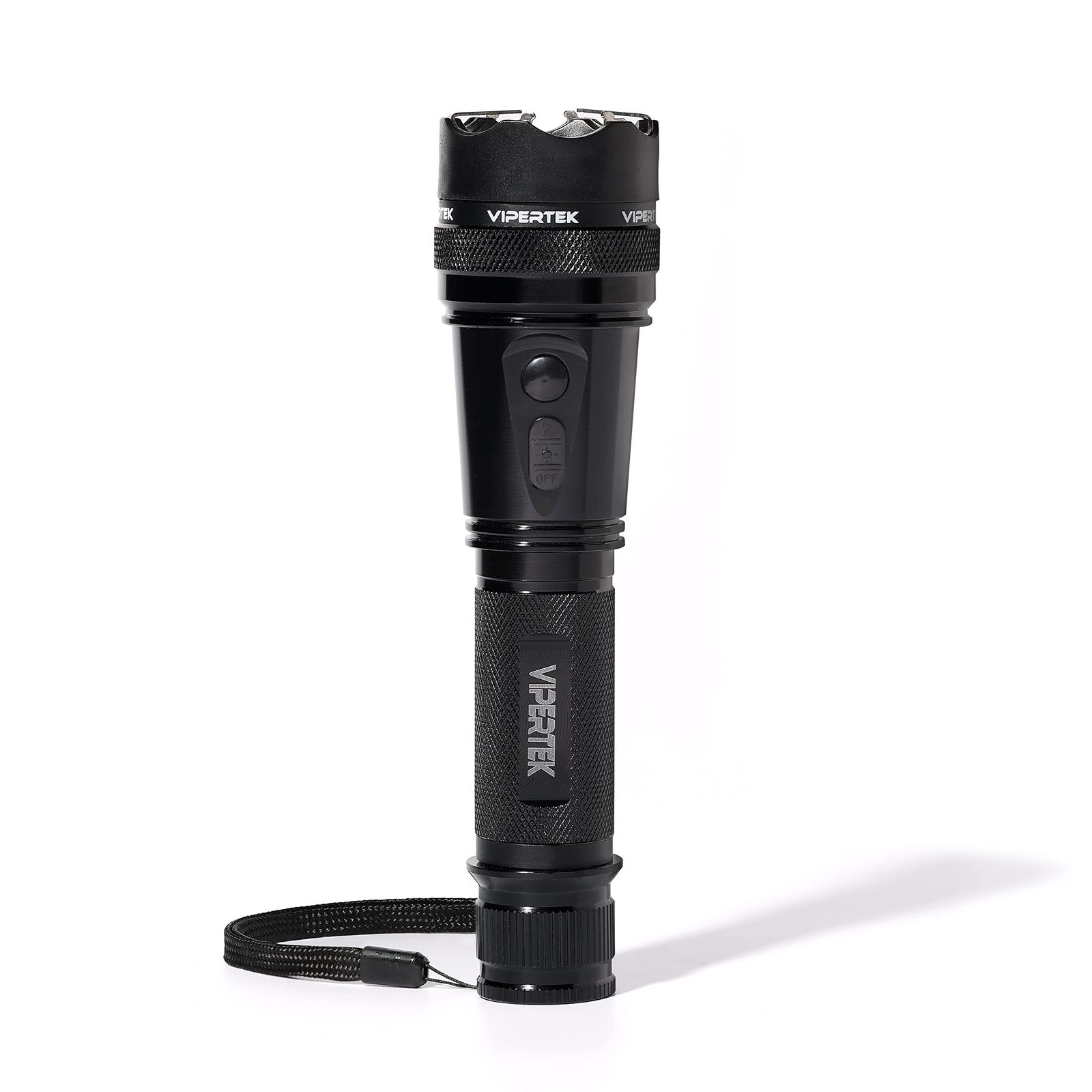 VIPERTEK VTS-195-53 Billion Heavy Duty Stun Gun - Rechargeable with LED Tactical Flashlight