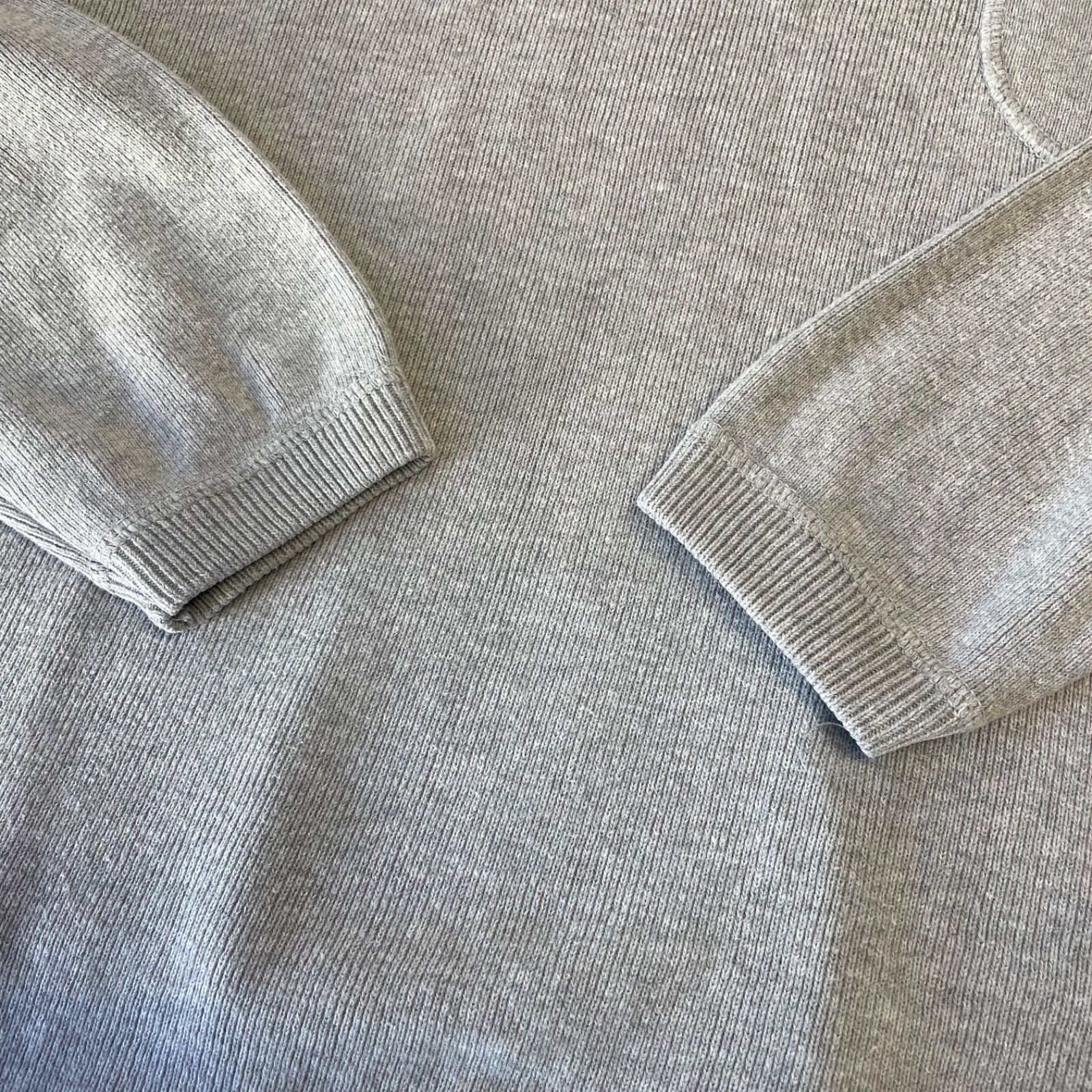 90s USA製 【Eddie Bauer】 エディーバウアー コットンニット 