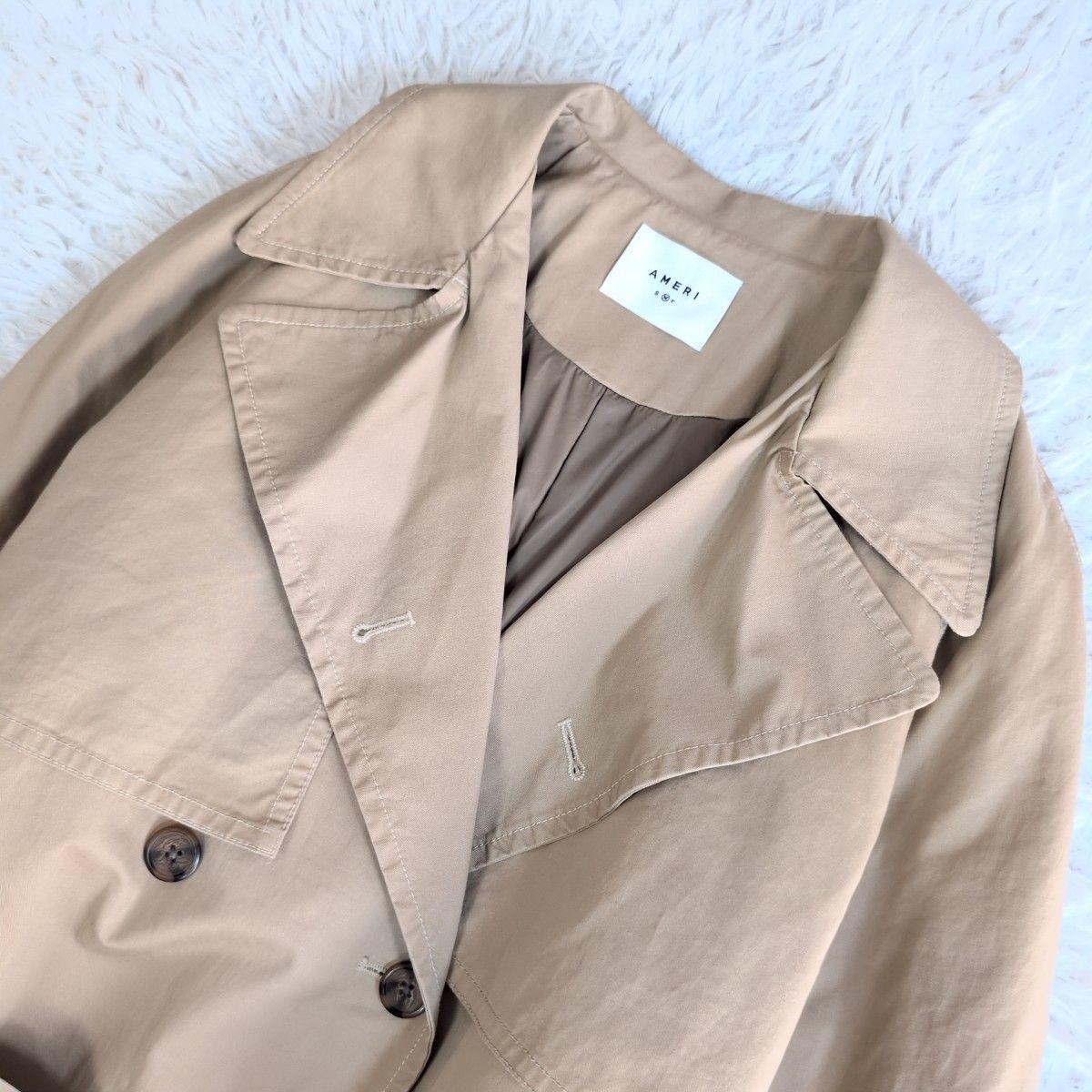 人気✨アメリヴィンテージ AMERI vintage THINDOWN TRENCH COAT シン