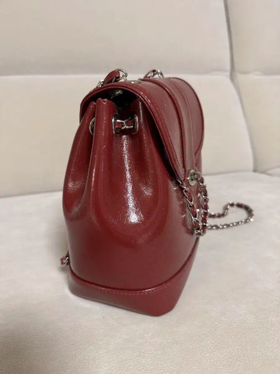 Cardinal Red 下 woo!ah! ウア バッグ バーガンディ