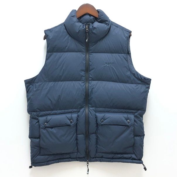 中古品】 WIND AND SEA×TAION VOLUME DOWN VEST ウィンダンシー x