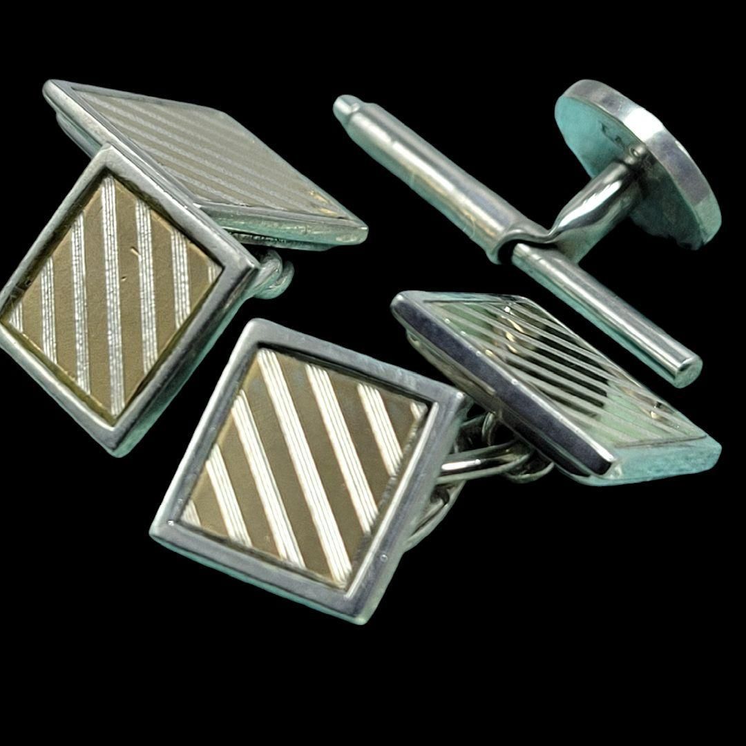 Tiffany-Co. ヴィンテージ チェーンカフス シャツスタッド セット モード系 動きやすい