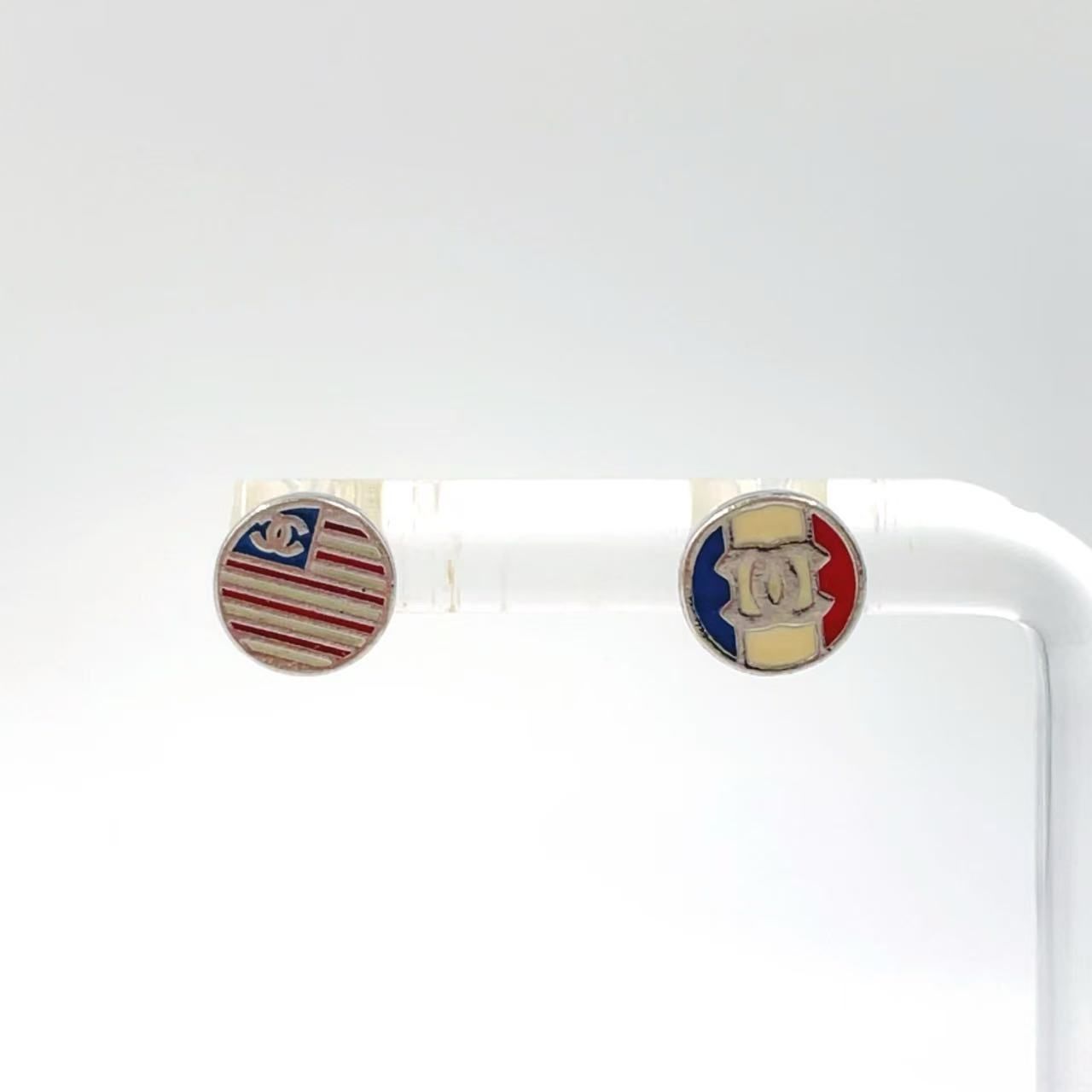 CHANEL ココマーク SV925 ピアス シルバー