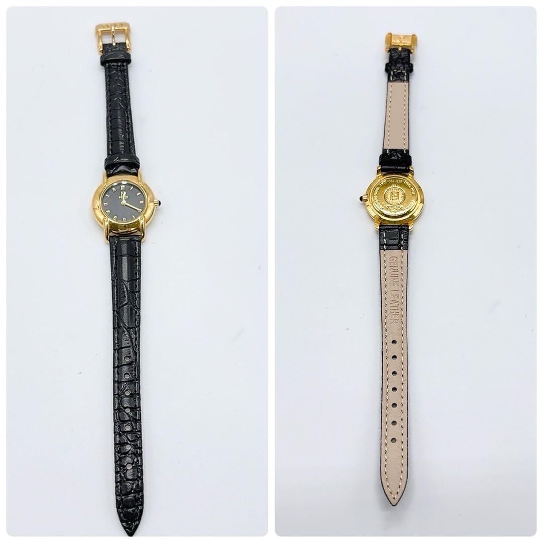 86A 稼働品 購入 FENDI フェンディ ゴールド レディース 腕時計