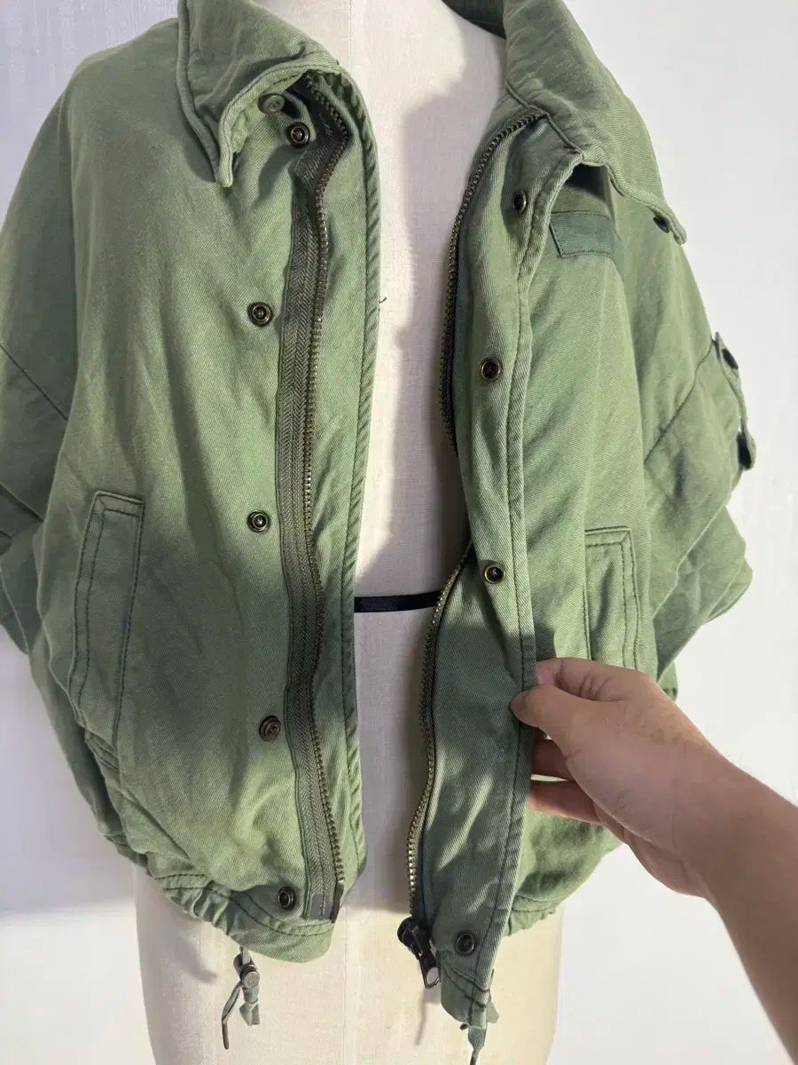 goa ゴア N-2B ミリタリー ラクーンファー ベスト y2k グランジ平成y2k