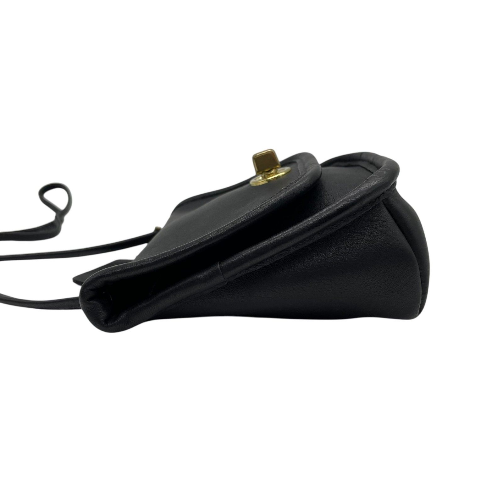 美品 コーチ ショルダーバッグ - 9934 黒 レザー COACH 希少 コーチ 