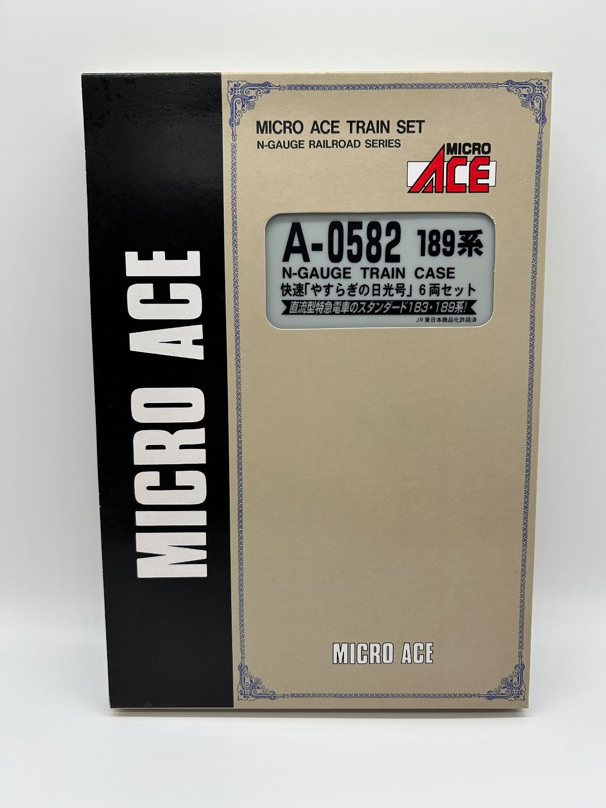 A-0582 N-GAUGE TRAIN CASE 快速 やすらぎの日光号 6両セット 直流型特急電車の 183 189系 Nゲージ マイクロエース JR東日本 MICRO ACE TRAIN SET N-GAUGE RAILROAD SERIES