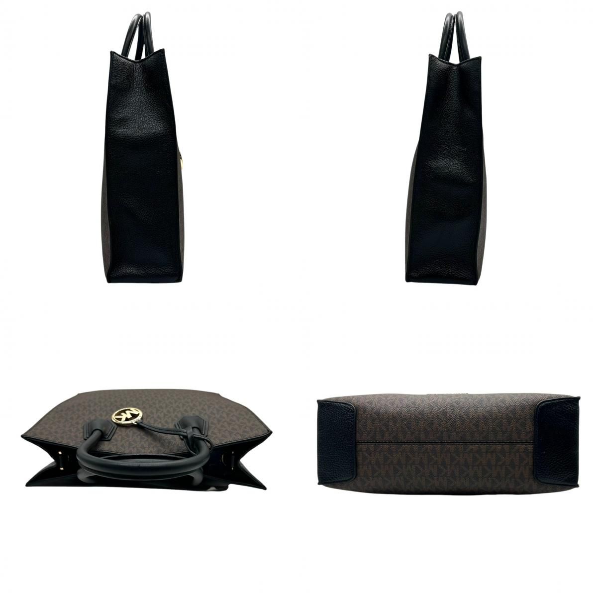 美品】マイケルコース トートバッグ シグネチャー PVC レザー