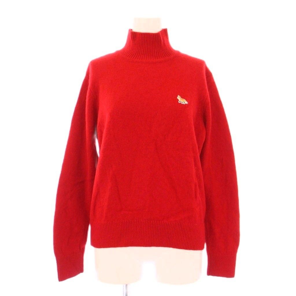メゾンキツネ MAISON KITSUNE ニット セーター 長袖 ハイネック ワン