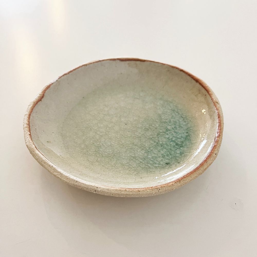 小皿 デザート皿 ビードロ 信楽焼 10枚セット 生成色 きなり まとめ買い 陶器 新品 手作り おしゃれ かわいい デザート ケーキ 副菜 小物入れ 鉢受け 信楽青年寮 皿 食器 北欧風 カフェ お買い得