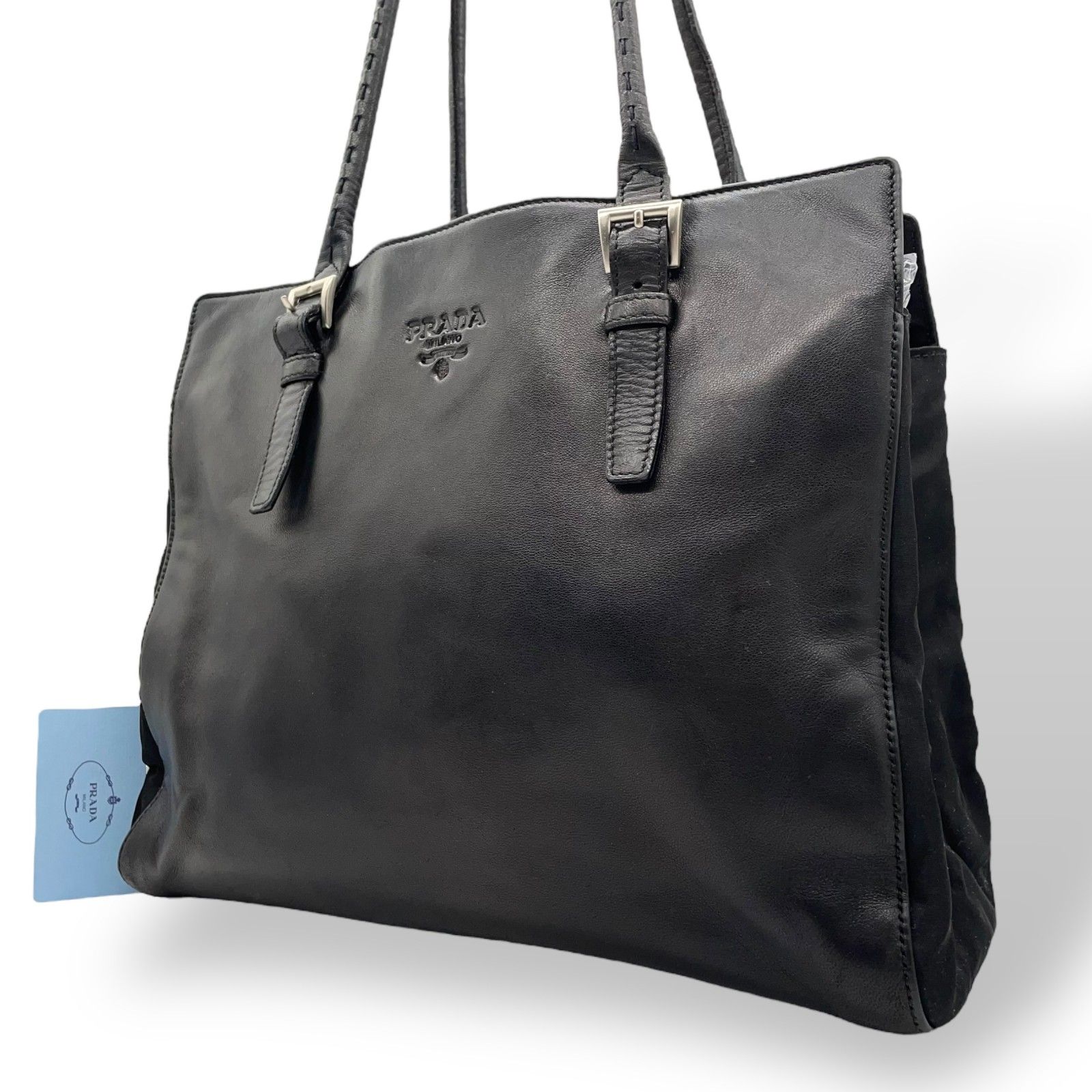 PRADA プラダ トートバッグ ハンド オールレザー 肩掛け