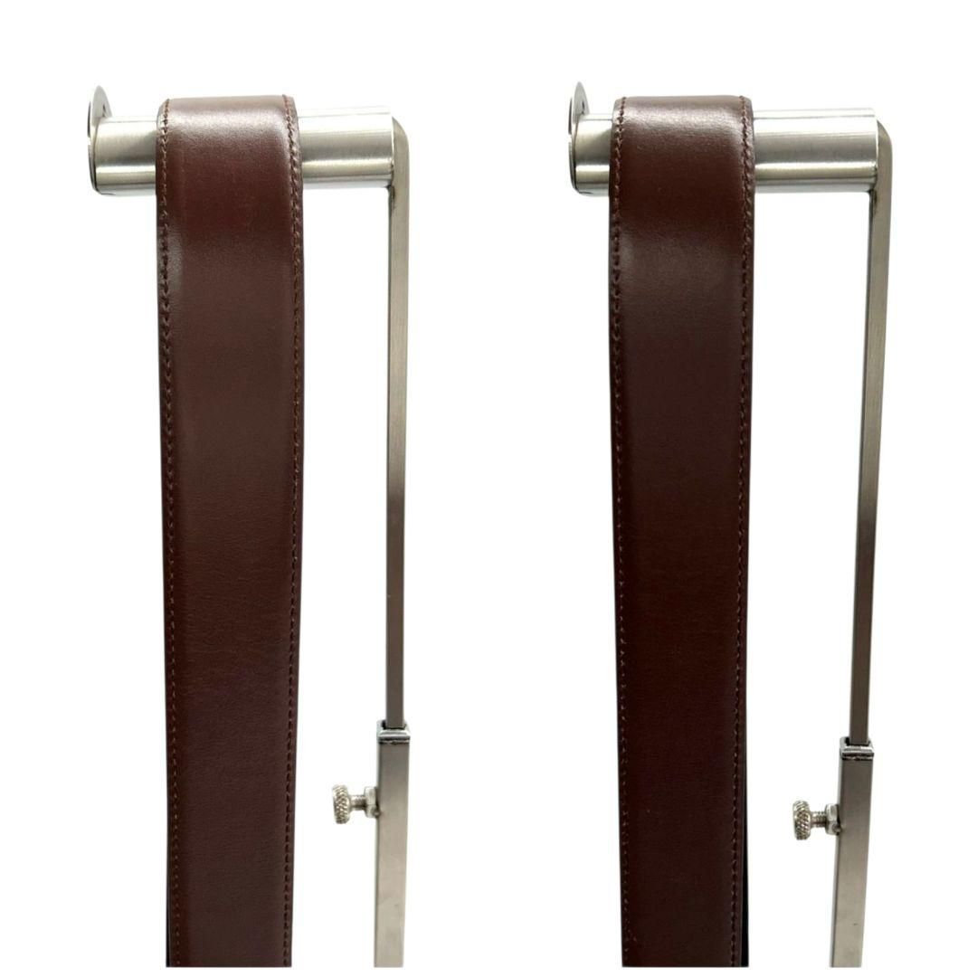 グッチ ベルト 茶 ブラウン インターロッキングG Gロゴバックル PX-3