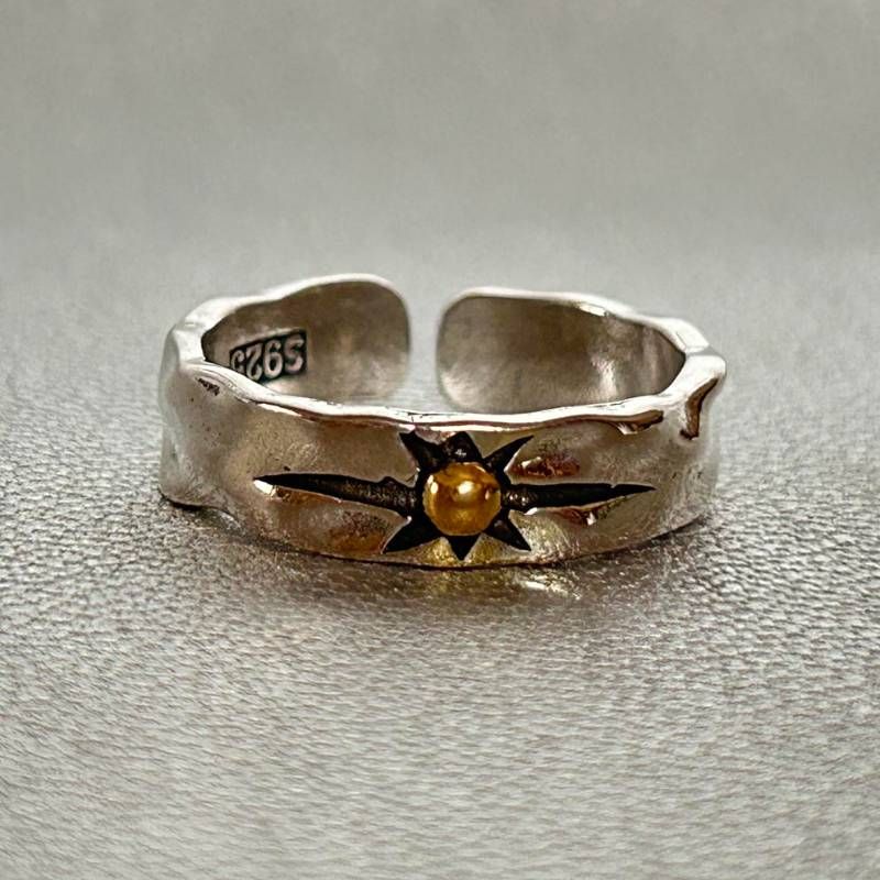 インディアンジュエリー リング 】 メンズ シルバーリング 太陽