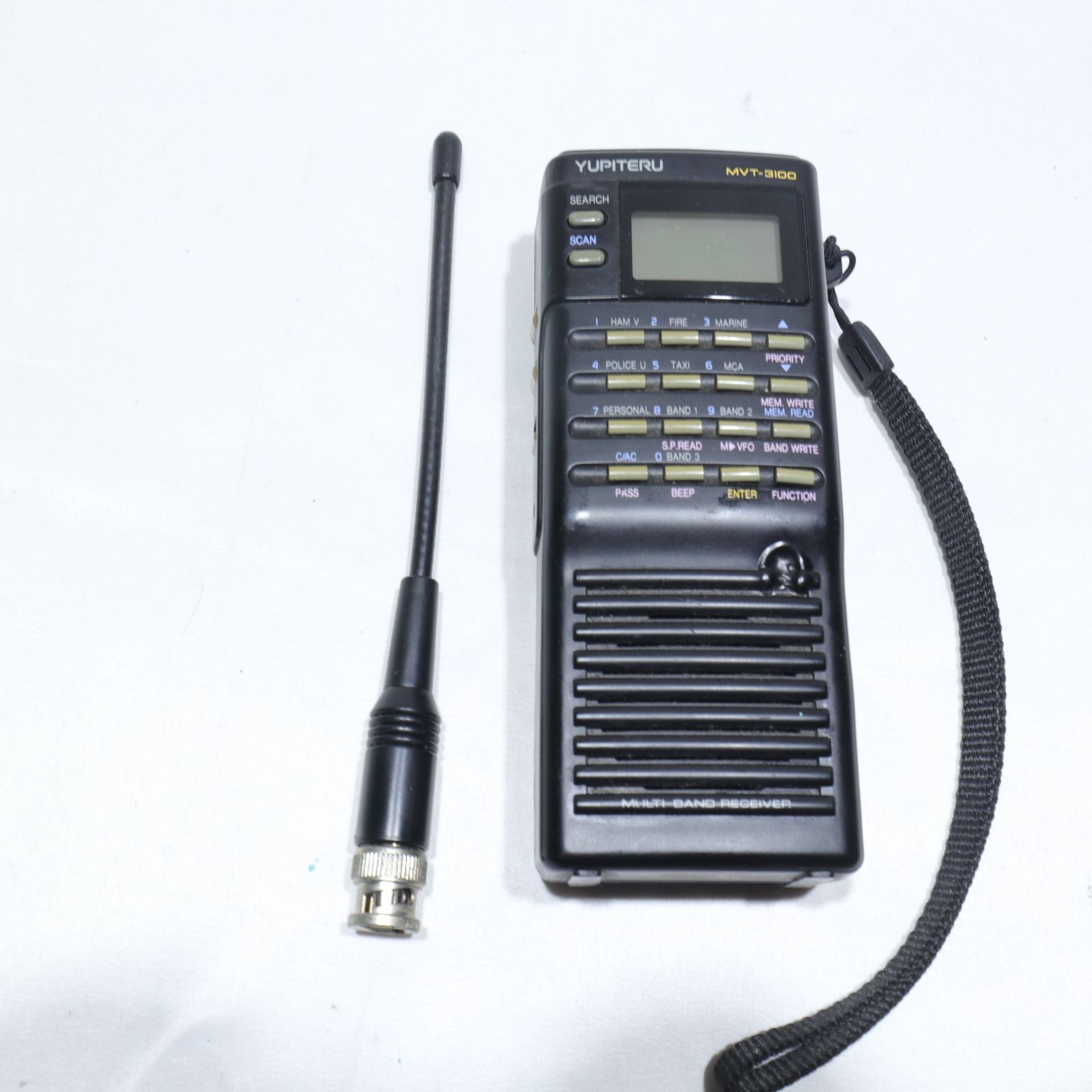 ユピテル　マルチバンドレシーバー　MVT-3100 未通電⁄現状渡し⁄ジャンクYUPITERU⁄ユピテル 広帯域受信機⁄マルチ