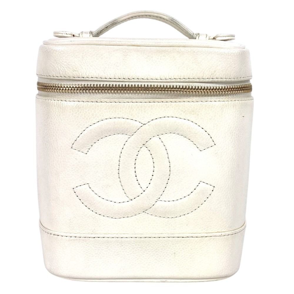 CHANEL ハンドバッグ CC ココマーク ロゴ A01998 キャビアスキン CHANEL シャネル ハンドバッグ CC ココマーク ロゴ バニティバッグ