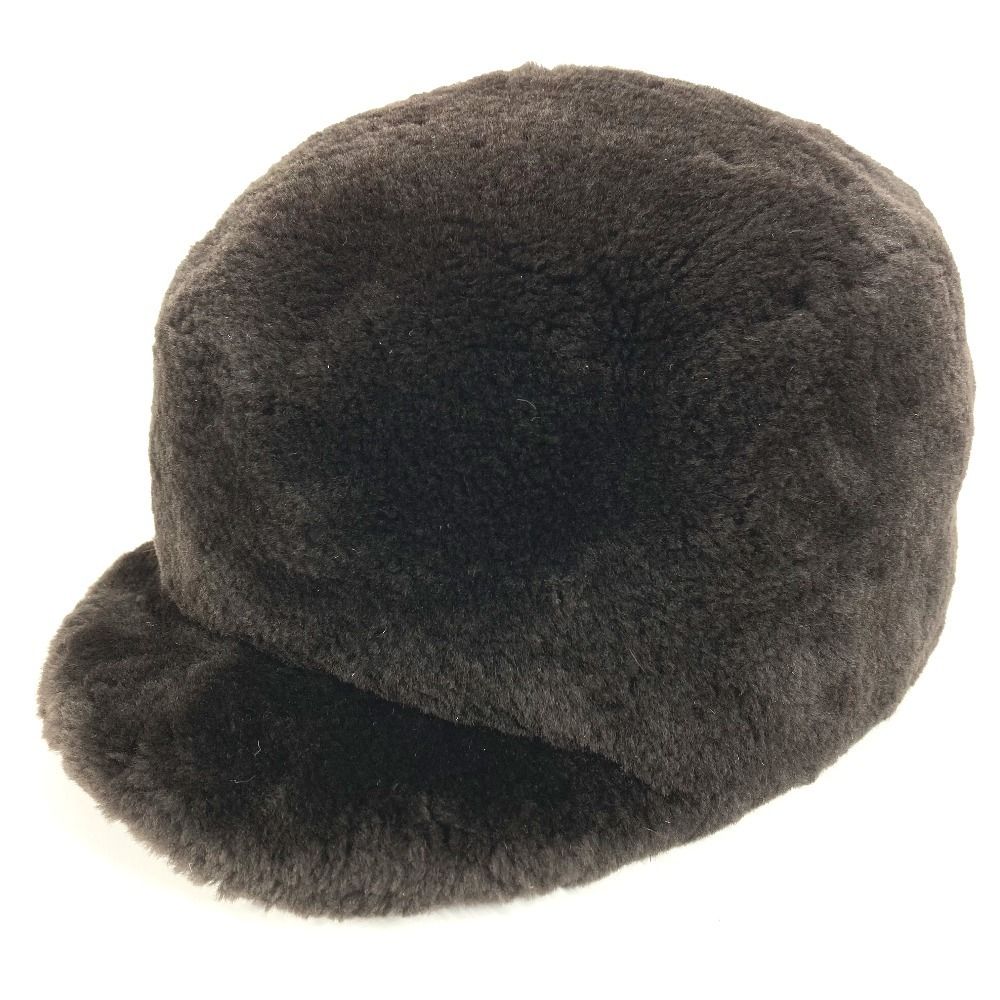 HERMES エルメス キャップ ファー キャスケット ラブリー H182025N マロンフォンセ ブラウン