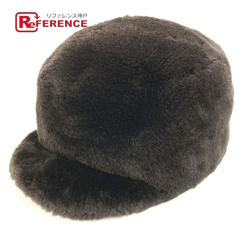 HERMES エルメス キャップ ファー キャスケット ラブリー マロンフォンセ ブラウン