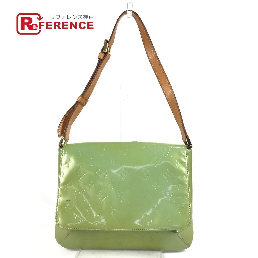 LOUIS VUITTON ルイヴィトン ショルダーバッグ トンプソンストリート M91009 モノグラムヴェルニ ベビー ブルー ブルー