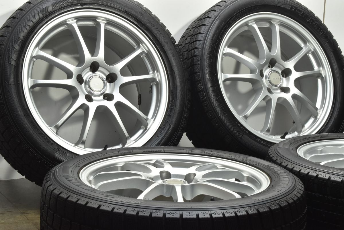 超バリ溝 ECO FORME 18 in 7 5 J 42 PCD 114 3 グッドイヤー ICE NAVI 235 50 R アルファード ヴェルファイア エルグランド