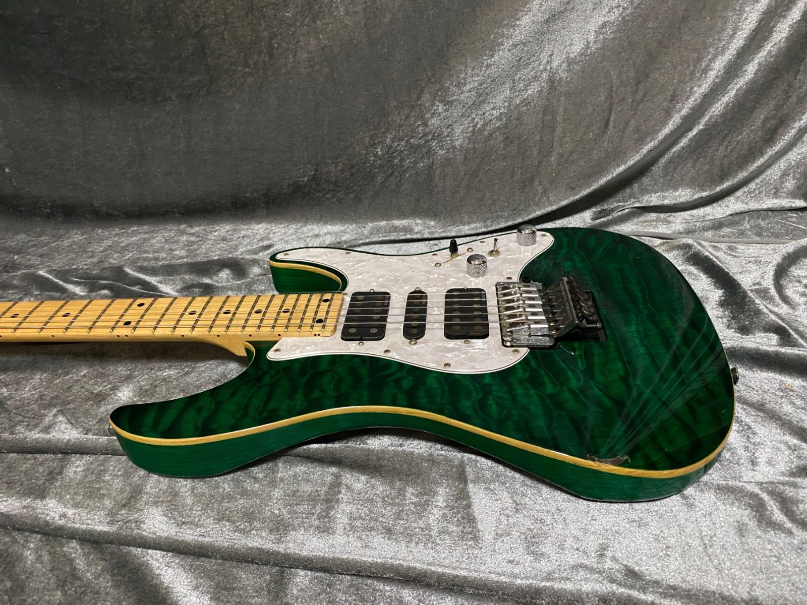 中古 SCHECTER シェクター SD-2-24 AS 国産 Made in Japan アッシュボディ HSH コイルタップ付 定価181 500円 エレキギター