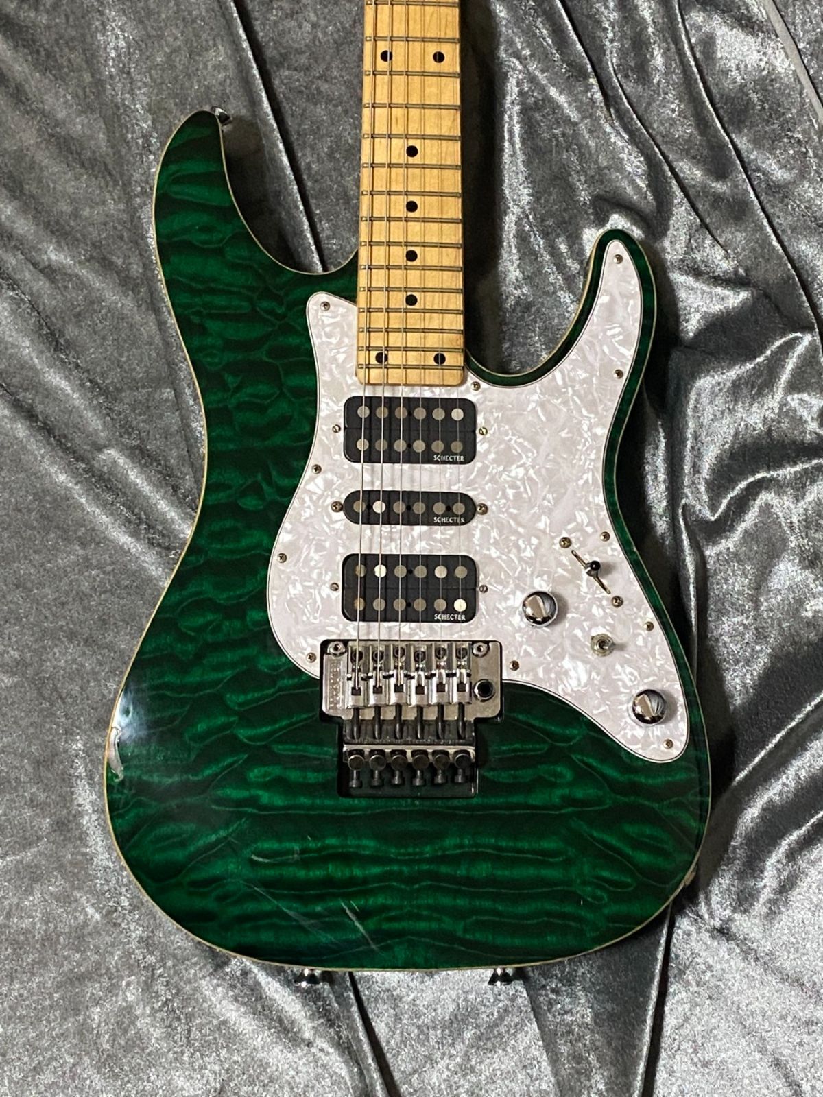 SCHECTER シェクター SD-2-24 AS 国産 Made in Japan アッシュボディ HSH コイルタップ付 定価181 500円 エレキギター
