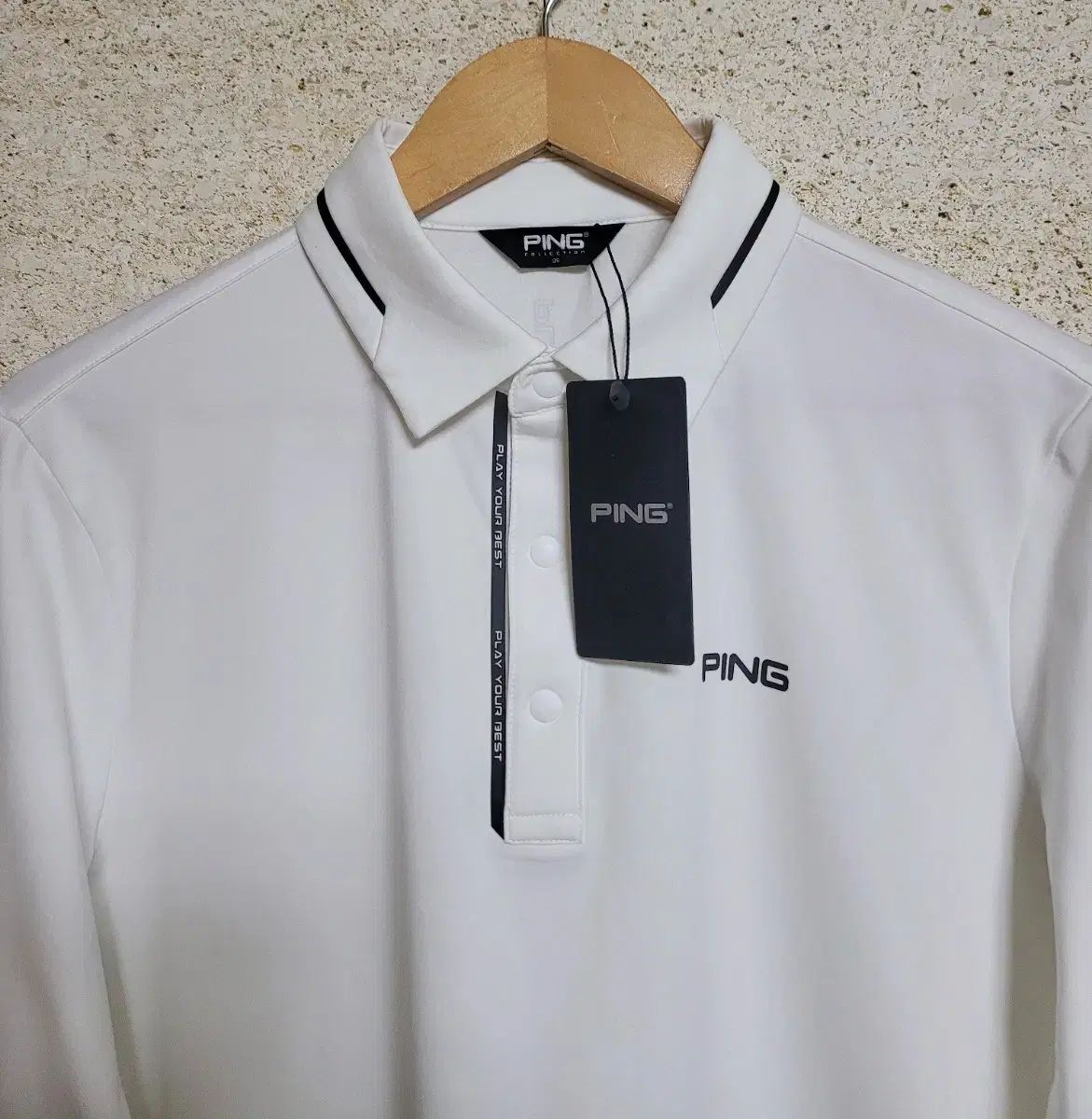 PING ゴルフ メンズ 弱起毛 長袖 Tシャツ