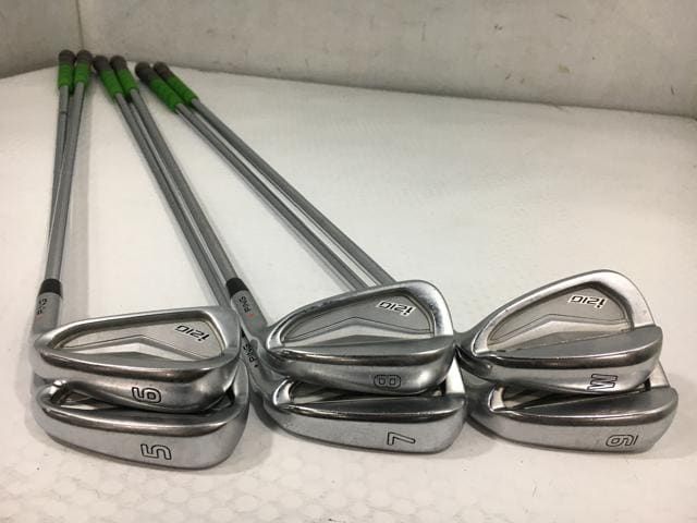 返品OK 【中古ゴルフクラブ】(6本セット)ピン i210 アイアン D/G AMT 5～9.