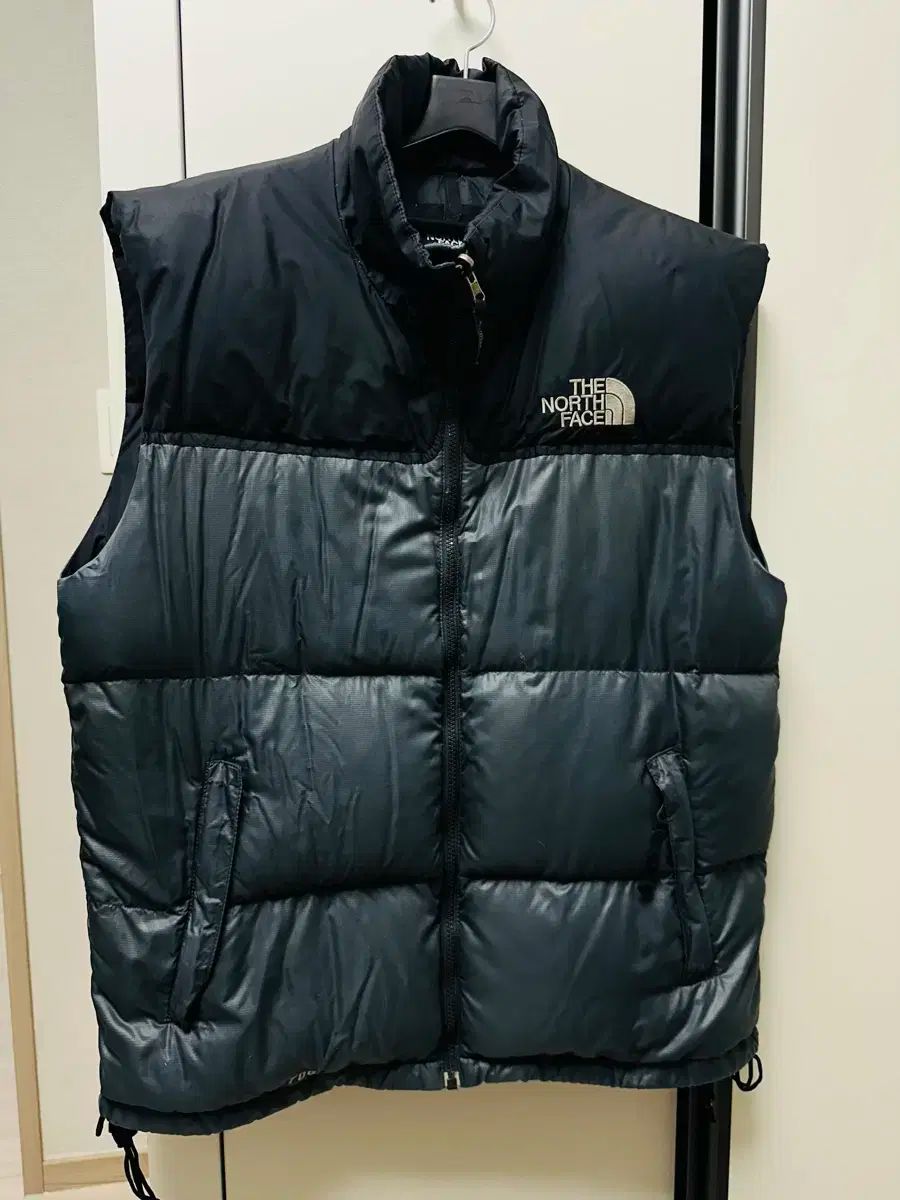 THE NORTH FACE ザ ノース フェイス グースダウンベスト ブラックグレー 100