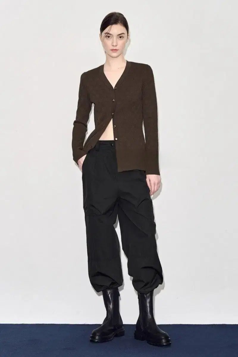 The HANDSOME TIME ベルト付きパネル パンツ DECORATOM_COM_BR